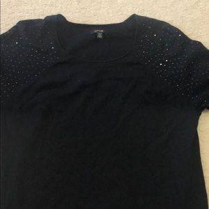 Petite xl black sweater  by apt 9 3/4” sleeves